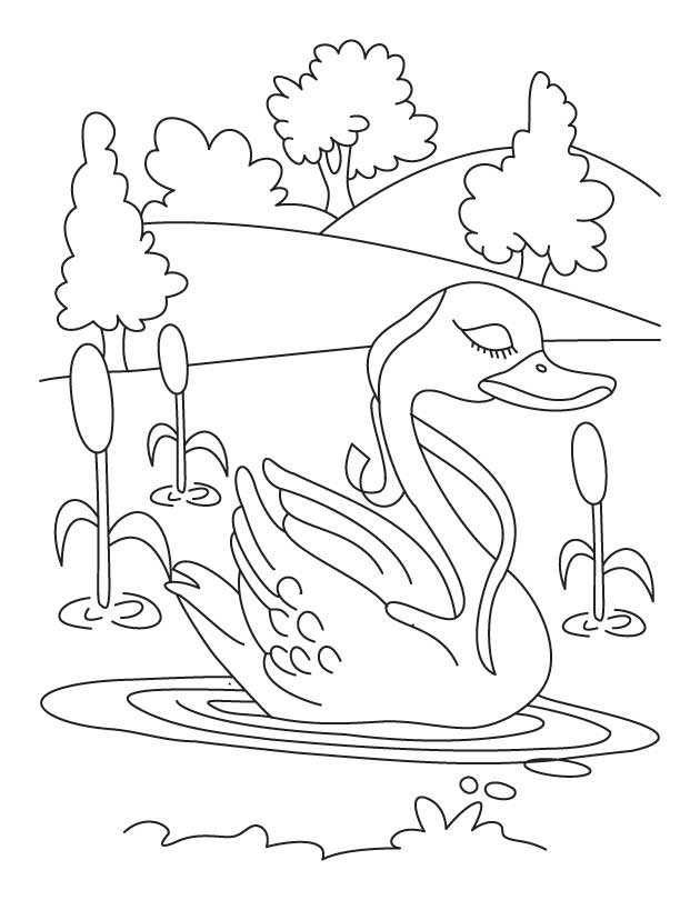 ぬりえページ: 湖 (自然) #166076 - 無料の印刷可能なぬりえページ