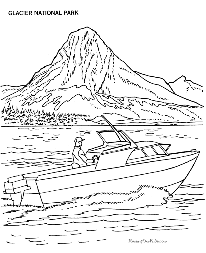 ぬりえページ: 湖 (自然) #166141 - 無料の印刷可能なぬりえページ