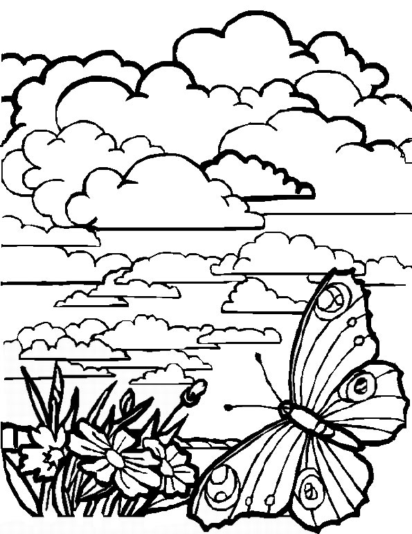 ぬりえページ: 田舎 (自然) #165763 - 無料の印刷可能なぬりえページ