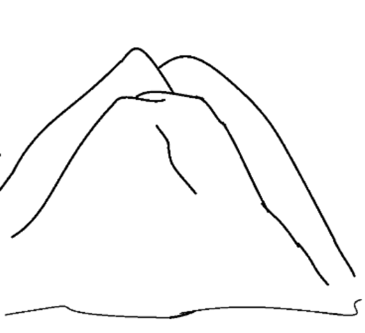 ぬりえページ: 山 (自然) #156493 - 無料の印刷可能なぬりえページ