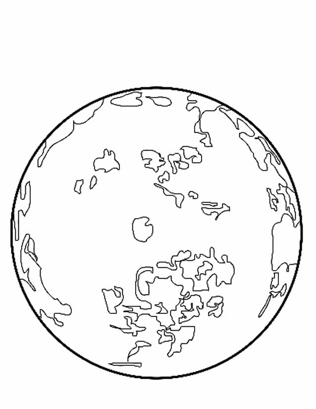 ぬりえページ: 惑星 (自然) #157620 - 無料の印刷可能なぬりえページ