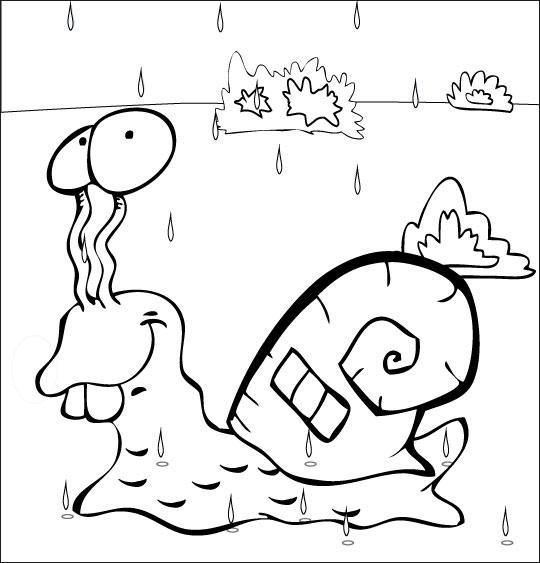 ぬりえページ: 雨 (自然) #158342 - 無料の印刷可能なぬりえページ