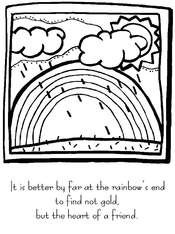ぬりえページ: 虹 (自然) #155426 - 無料の印刷可能なぬりえページ