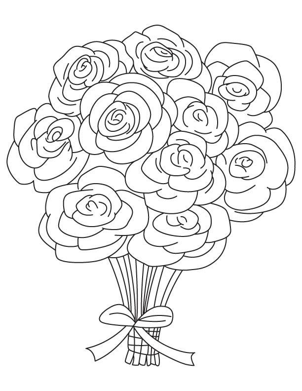 ぬりえページ: バラ (自然) #161892 - 無料の印刷可能なぬりえページ