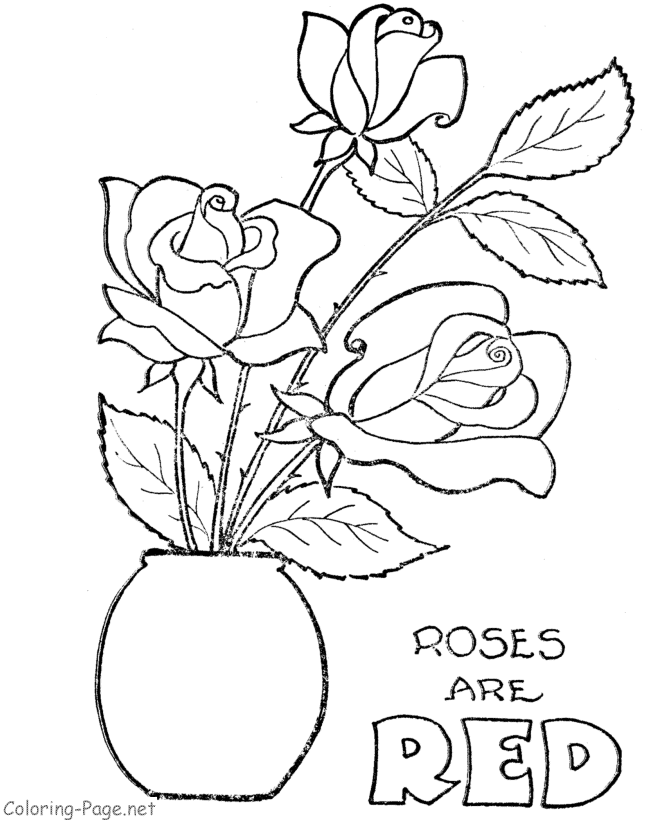 ぬりえページ: バラ (自然) #161924 - 無料の印刷可能なぬりえページ