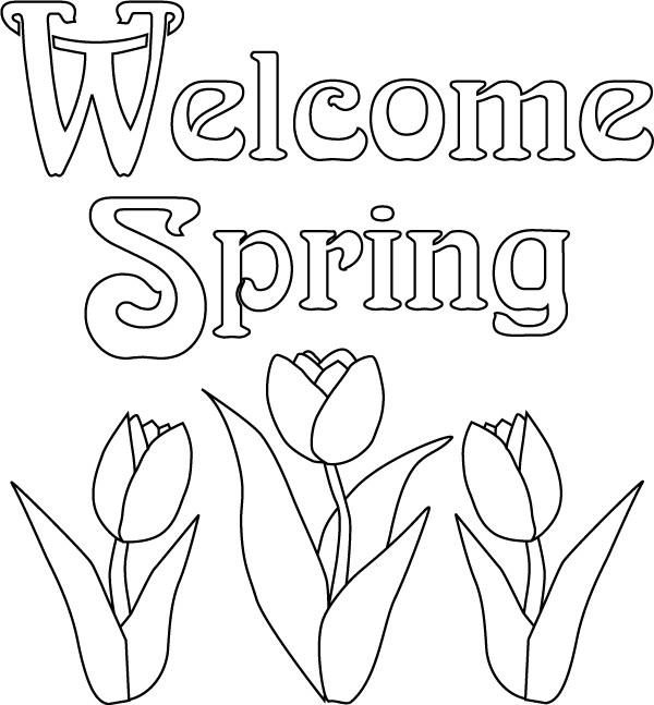 ぬりえページ: 春の季節 (自然) #164752 - 無料の印刷可能なぬりえページ