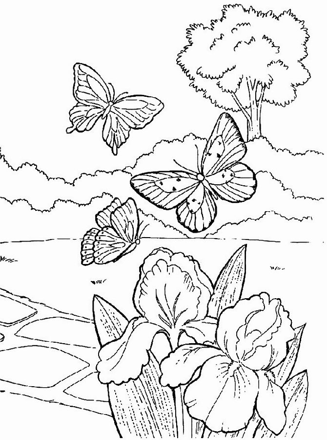 ぬりえページ: 春の季節 (自然) #164753 - 無料の印刷可能なぬりえページ