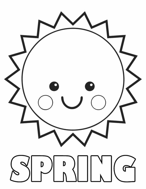ぬりえページ: 春の季節 (自然) #164838 - 無料の印刷可能なぬりえページ