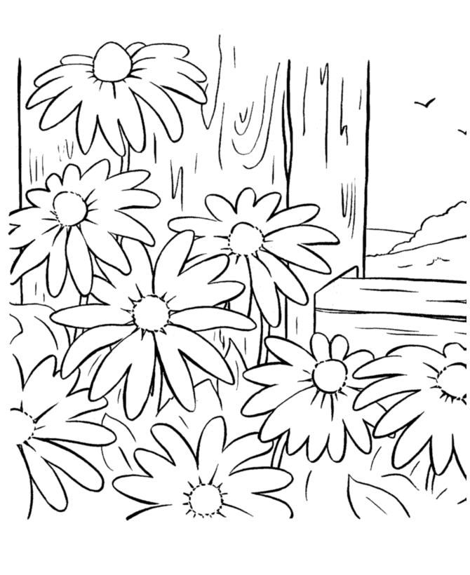 ぬりえページ: 春の季節 (自然) #164843 - 無料の印刷可能なぬりえページ