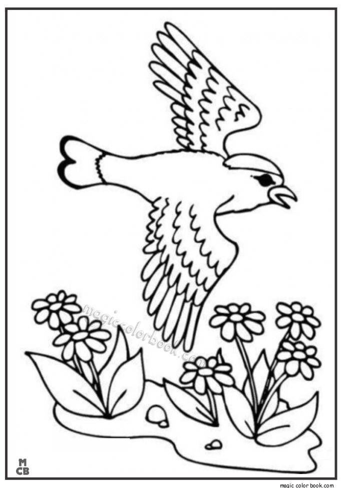 ぬりえページ: 春の季節 (自然) #164978 - 無料の印刷可能なぬりえページ