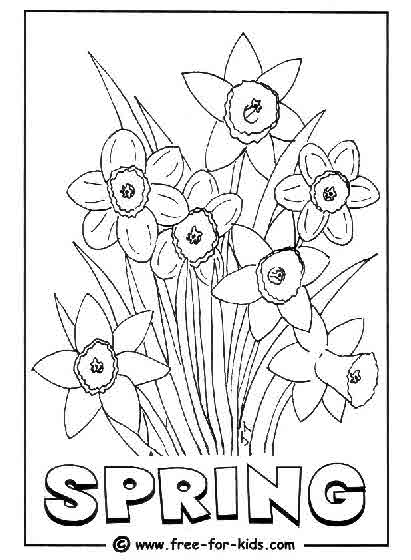ぬりえページ: 春の季節 (自然) #165017 - 無料の印刷可能なぬりえページ