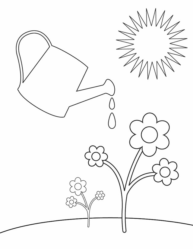 ぬりえページ: 春の季節 (自然) #165092 - 無料の印刷可能なぬりえページ
