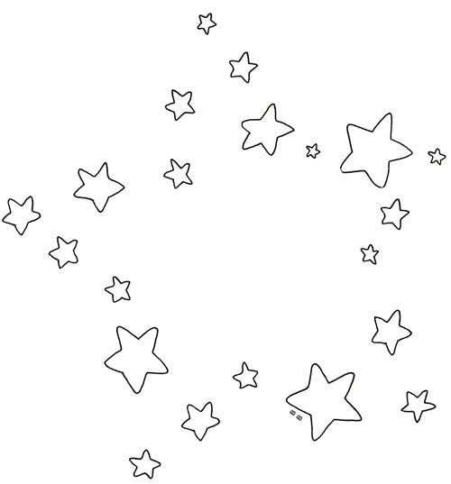 ぬりえページ: 星 (自然) #155902 - 無料の印刷可能なぬりえページ