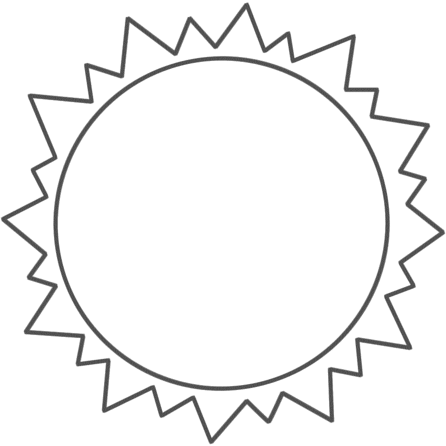 ぬりえページ: 太陽 (自然) #157913 - 無料の印刷可能なぬりえページ