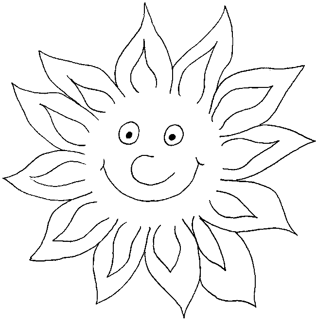 ぬりえページ: 太陽 (自然) #157916 - 無料の印刷可能なぬりえページ