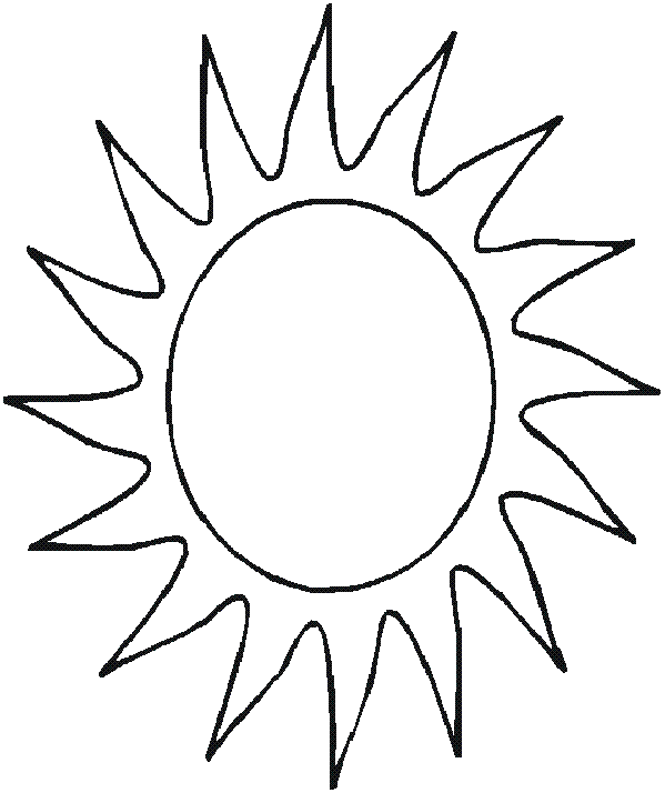 ぬりえページ: 太陽 (自然) #157918 - 無料の印刷可能なぬりえページ