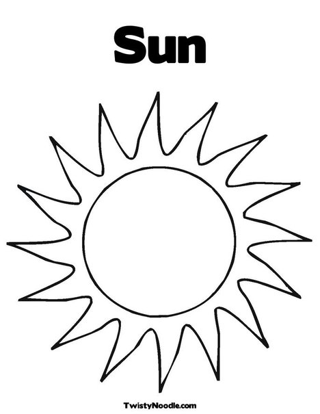 ぬりえページ: 太陽 (自然) #157933 - 無料の印刷可能なぬりえページ