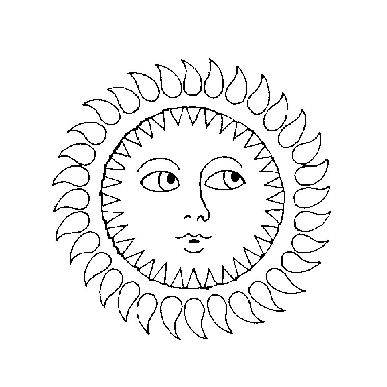 ぬりえページ: 太陽 (自然) #157941 - 無料の印刷可能なぬりえページ