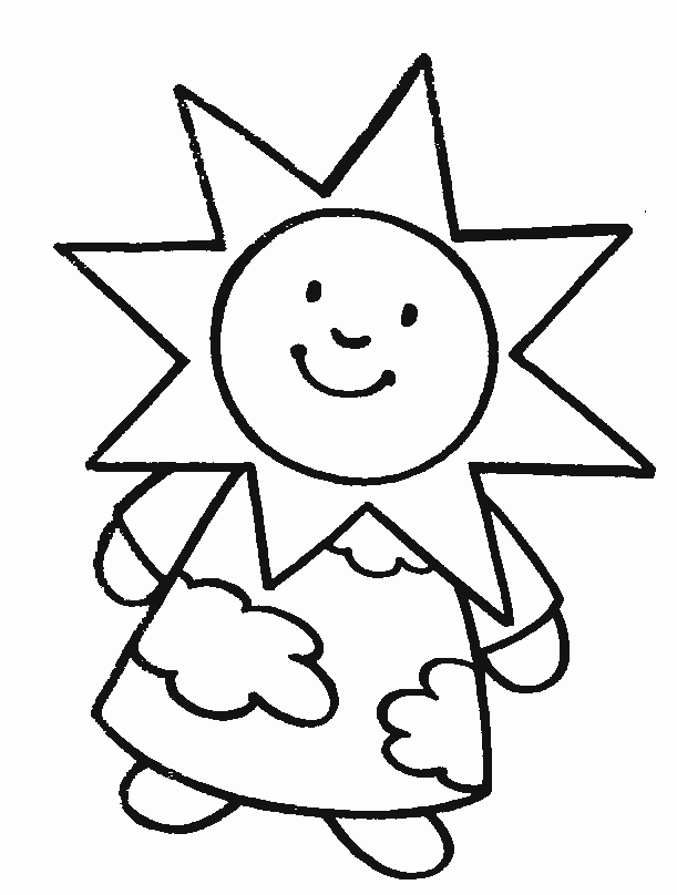 ぬりえページ: 太陽 (自然) #157948 - 無料の印刷可能なぬりえページ