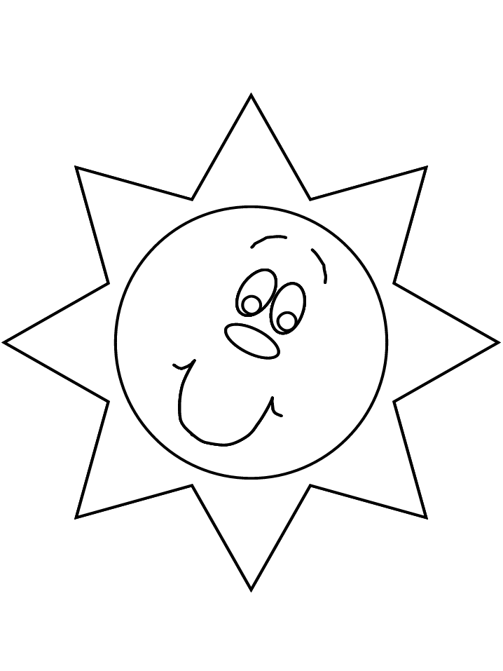 ぬりえページ: 太陽 (自然) #157949 - 無料の印刷可能なぬりえページ