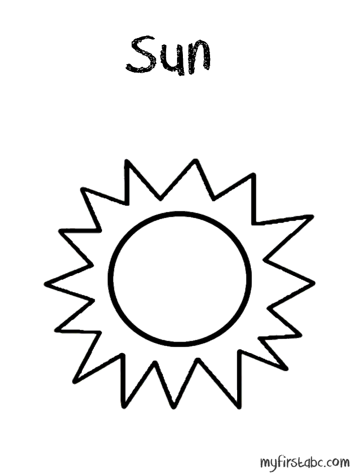 ぬりえページ: 太陽 (自然) #157953 - 無料の印刷可能なぬりえページ