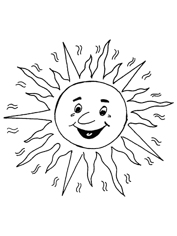 ぬりえページ: 太陽 (自然) #157961 - 無料の印刷可能なぬりえページ