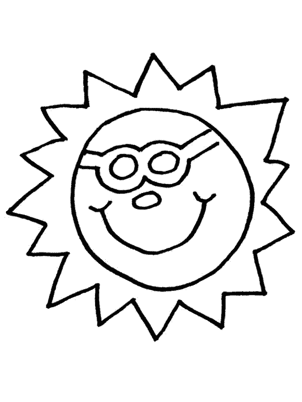 ぬりえページ: 太陽 (自然) #157962 - 無料の印刷可能なぬりえページ