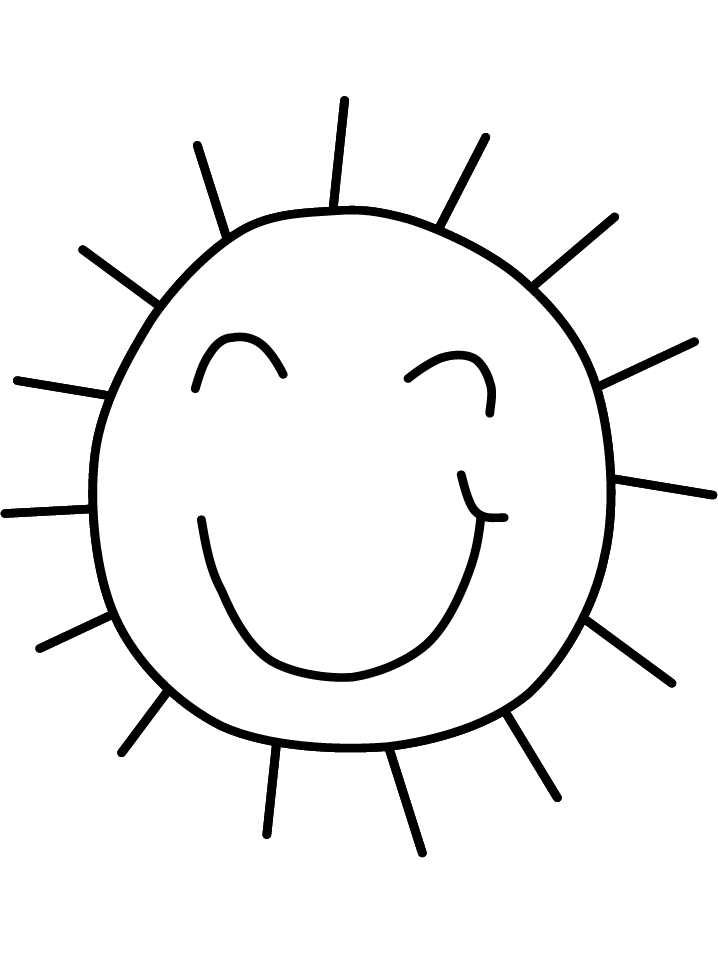 ぬりえページ: 太陽 (自然) #157970 - 無料の印刷可能なぬりえページ