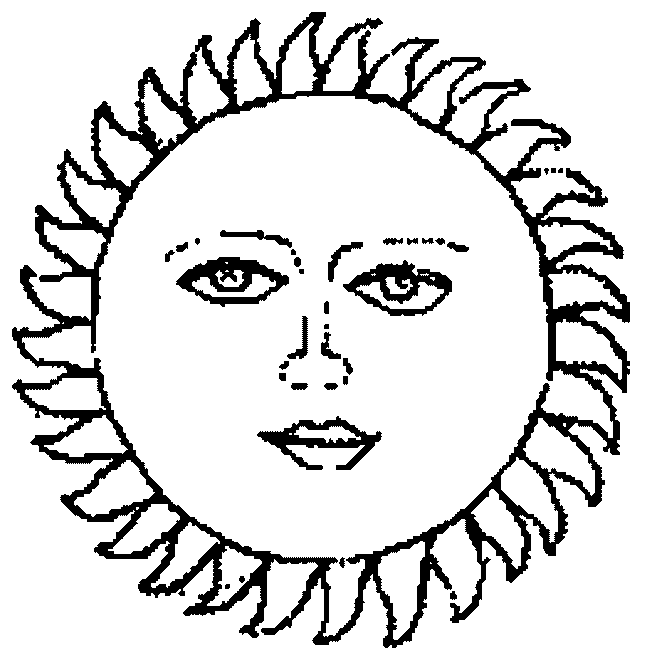 ぬりえページ: 太陽 (自然) #157984 - 無料の印刷可能なぬりえページ