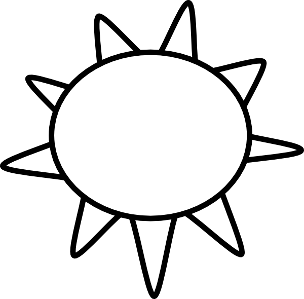 ぬりえページ: 太陽 (自然) #158021 - 無料の印刷可能なぬりえページ