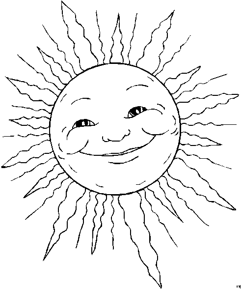 ぬりえページ: 太陽 (自然) #158031 - 無料の印刷可能なぬりえページ