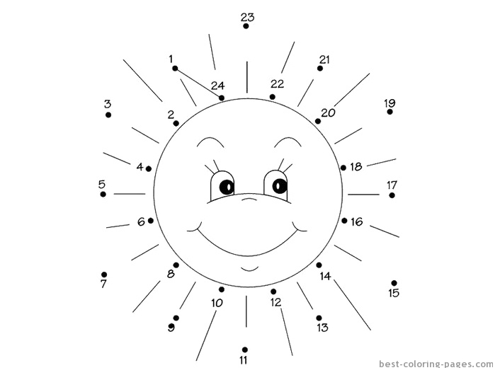 ぬりえページ: 太陽 (自然) #158103 - 無料の印刷可能なぬりえページ