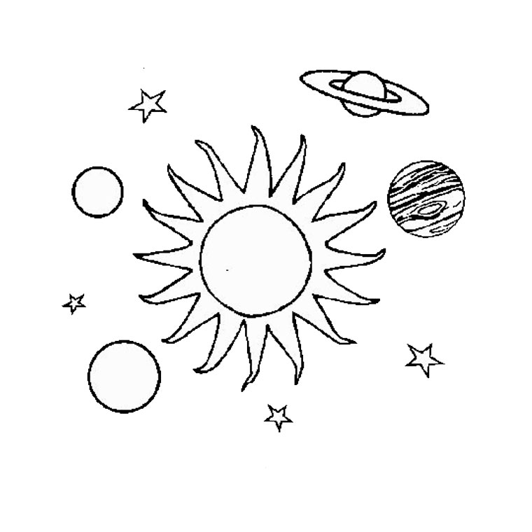 ぬりえページ: 太陽 (自然) #158173 - 無料の印刷可能なぬりえページ