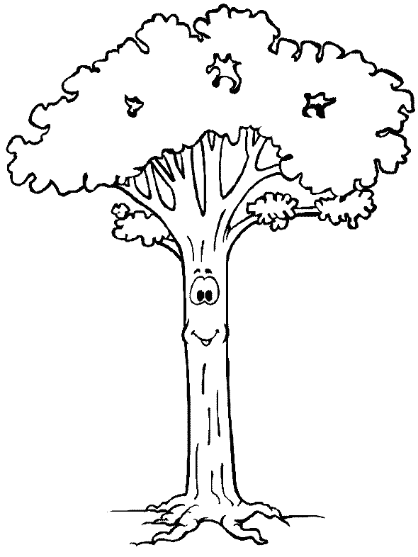 ぬりえページ: 木 (自然) #154707 - 無料の印刷可能なぬりえページ