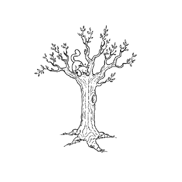 ぬりえページ: 木 (自然) #154721 - 無料の印刷可能なぬりえページ