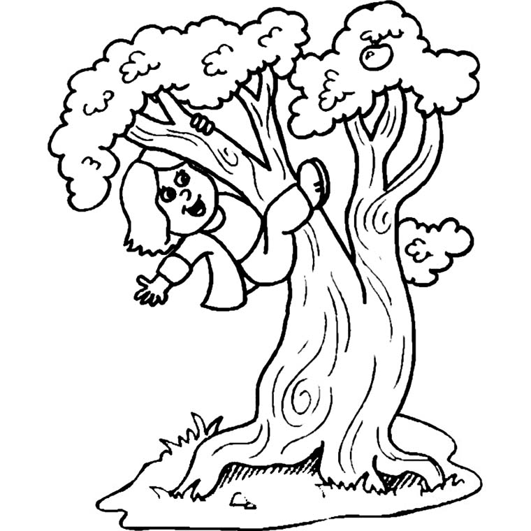 ぬりえページ: 木 (自然) #154771 - 無料の印刷可能なぬりえページ