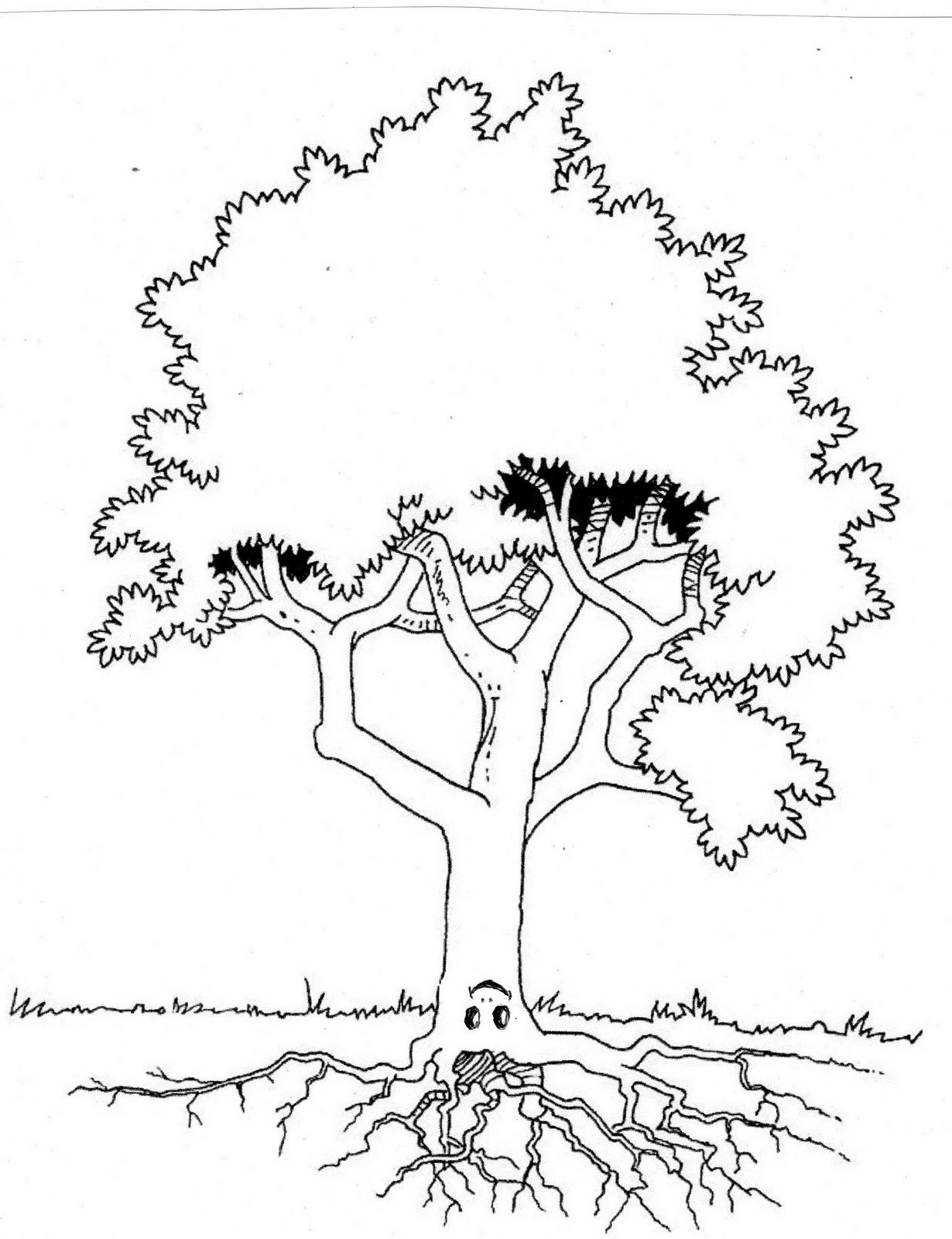 ぬりえページ: 木 (自然) #154775 - 無料の印刷可能なぬりえページ