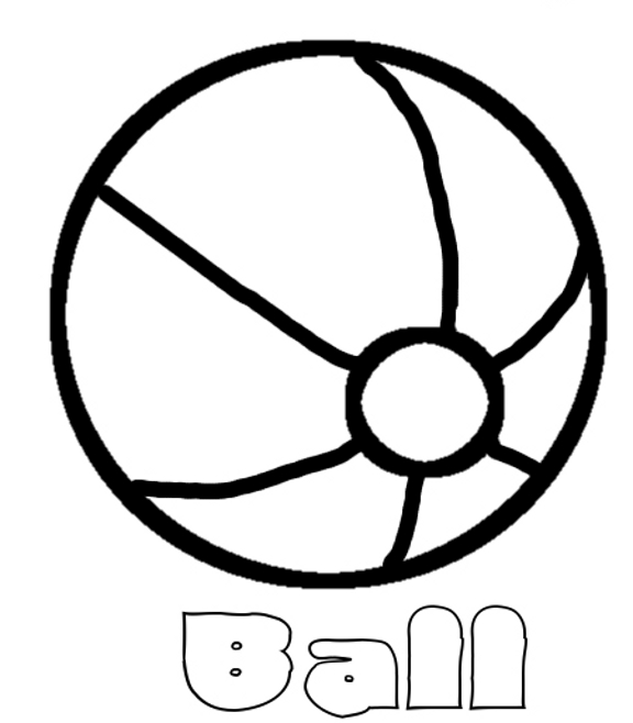 ぬりえページ: ビーチボール (オブジェクト) #169164 - 無料の印刷可能なぬりえページ
