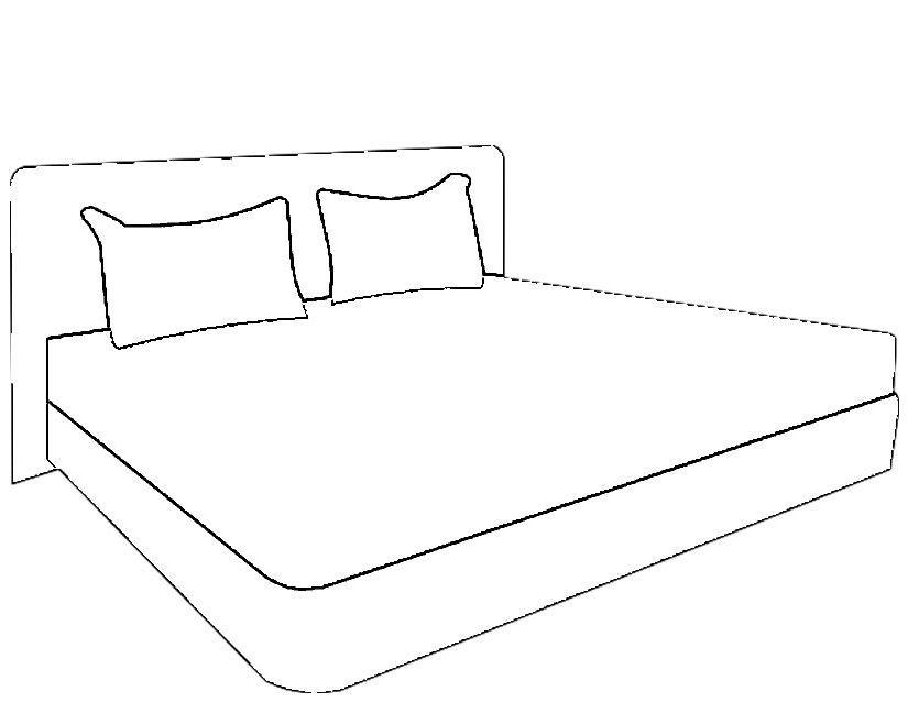 ぬりえページ: ベッド (オブジェクト) #167830 - 無料の印刷可能なぬりえページ