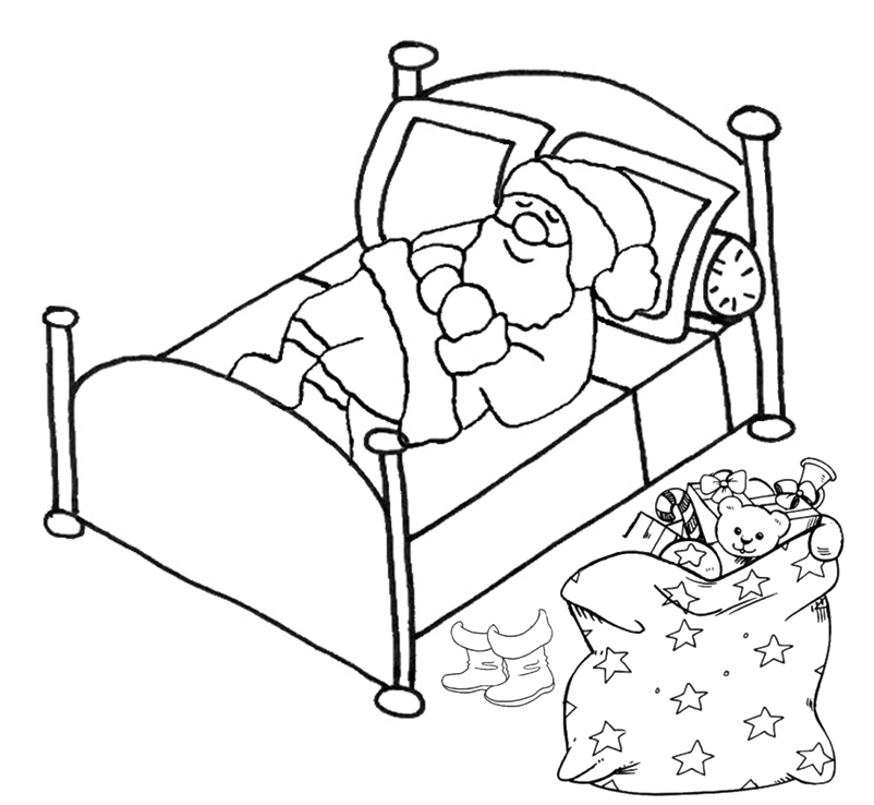 ぬりえページ: ベッド (オブジェクト) #167930 - 無料の印刷可能なぬりえページ