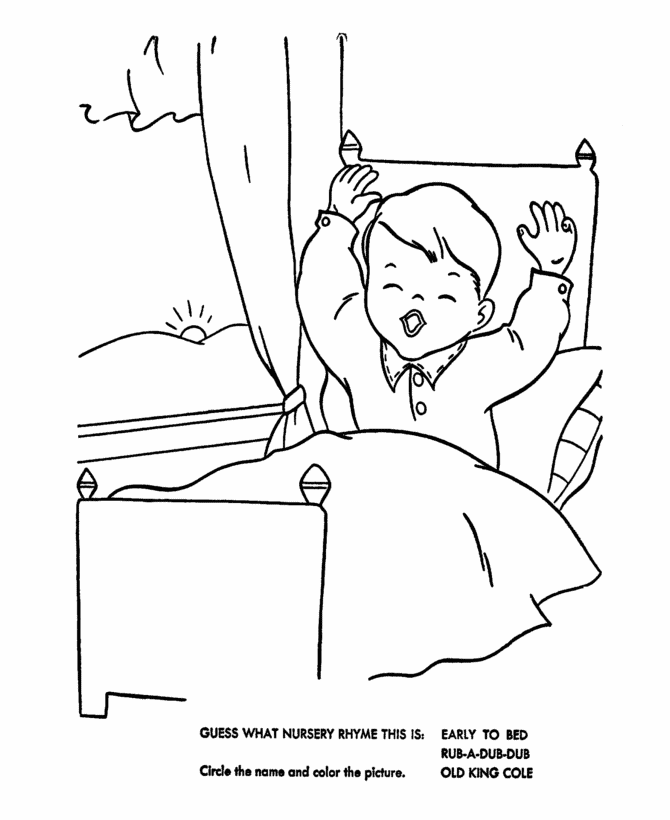ぬりえページ: ベッド (オブジェクト) #168131 - 無料の印刷可能なぬりえページ