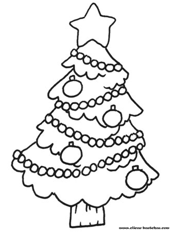 ぬりえページ: クリスマスツリー (オブジェクト) #167453 - 無料の印刷可能なぬりえページ