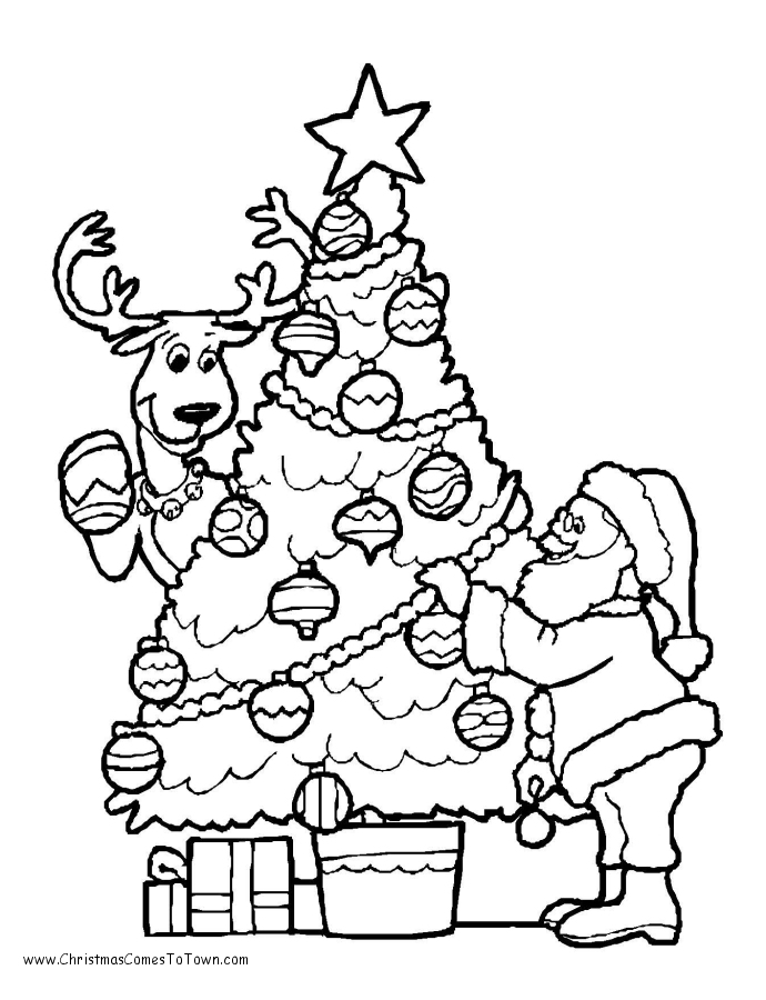 ぬりえページ: クリスマスツリー (オブジェクト) #167482 - 無料の印刷可能なぬりえページ
