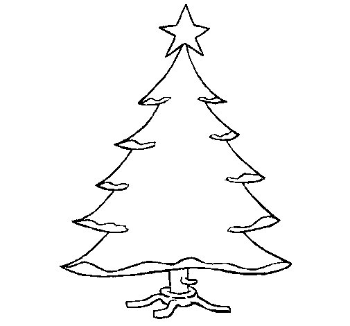 ぬりえページ: クリスマスツリー (オブジェクト) #167484 - 無料の印刷可能なぬりえページ