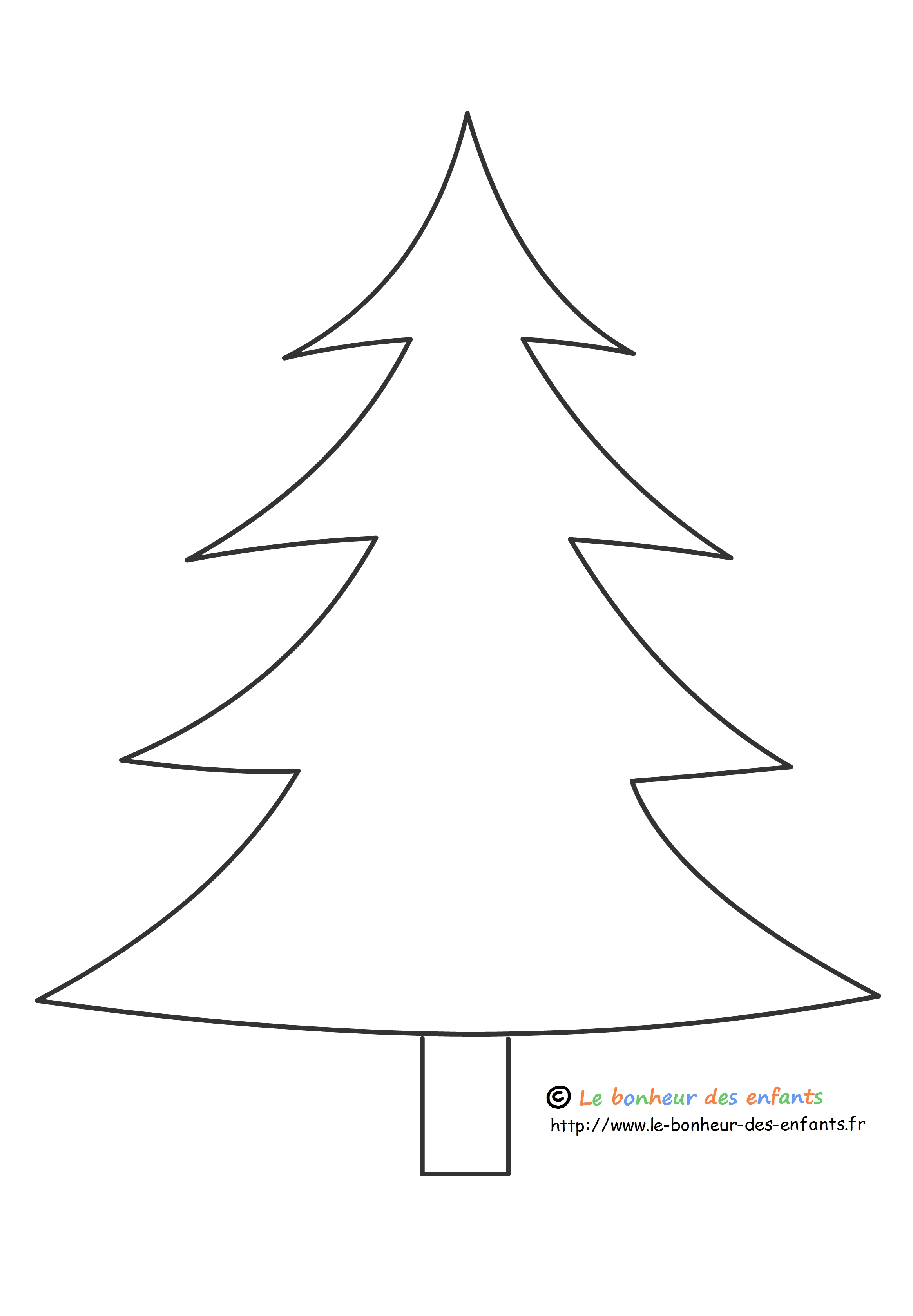 ぬりえページ: クリスマスツリー (オブジェクト) #167489 - 無料の印刷可能なぬりえページ