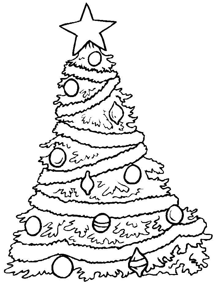 ぬりえページ: クリスマスツリー (オブジェクト) #167493 - 無料の印刷可能なぬりえページ