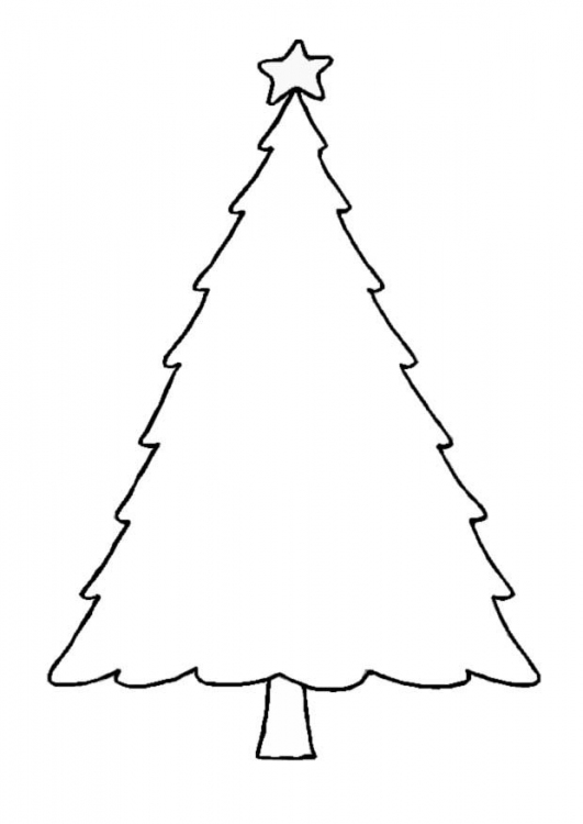 ぬりえページ: クリスマスツリー (オブジェクト) #167494 - 無料の印刷可能なぬりえページ