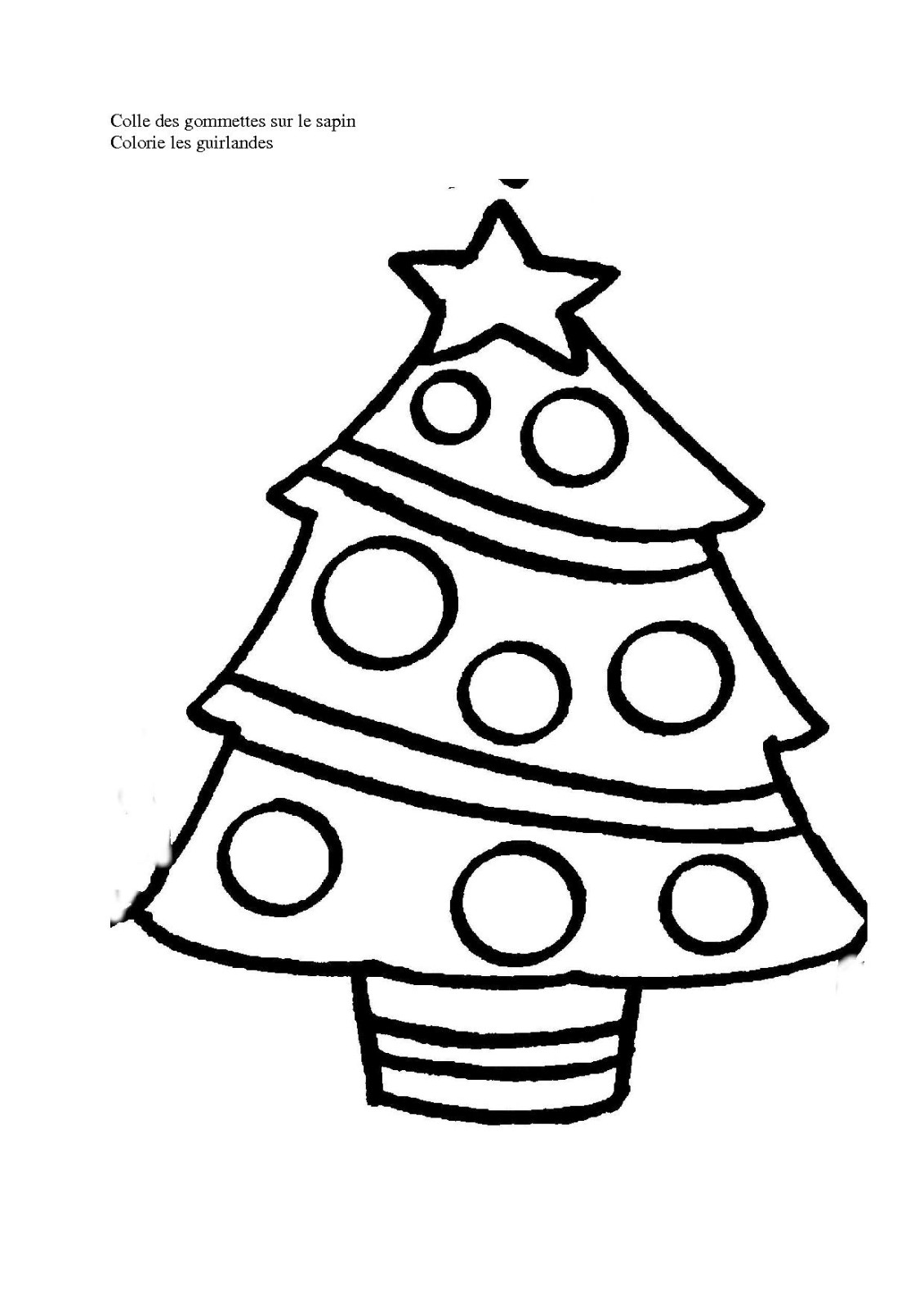 ぬりえページ: クリスマスツリー (オブジェクト) #167499 - 無料の印刷可能なぬりえページ
