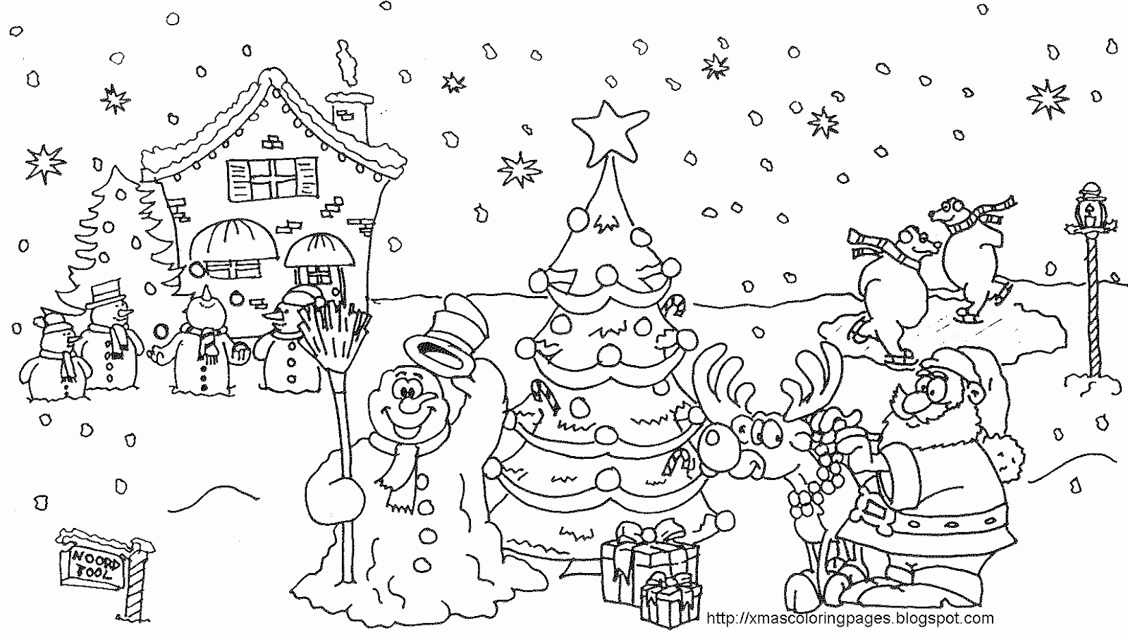 ぬりえページ: クリスマスツリー (オブジェクト) #167525 - 無料の印刷可能なぬりえページ