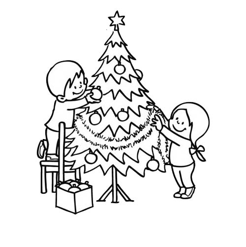 ぬりえページ: クリスマスツリー (オブジェクト) #167583 - 無料の印刷可能なぬりえページ